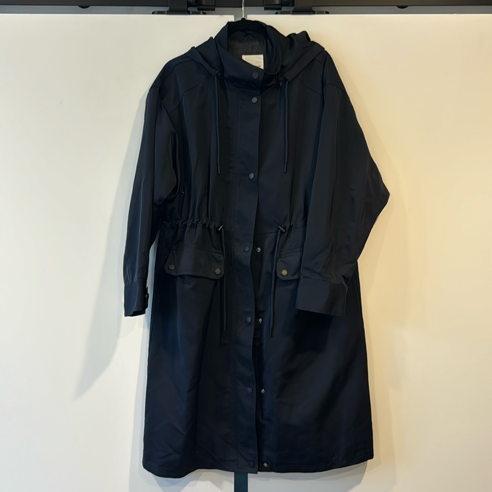 Avec Les Fillas, Navy Blue Trench Coat